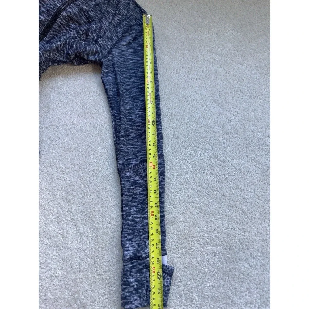 Lululemon Define Jacket Dramatic Static White Black